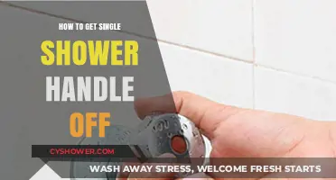 Easy Steps to Remove a Single Shower Handle Yourself