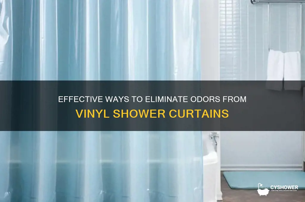 how to get smell out of vinyl shower curtain