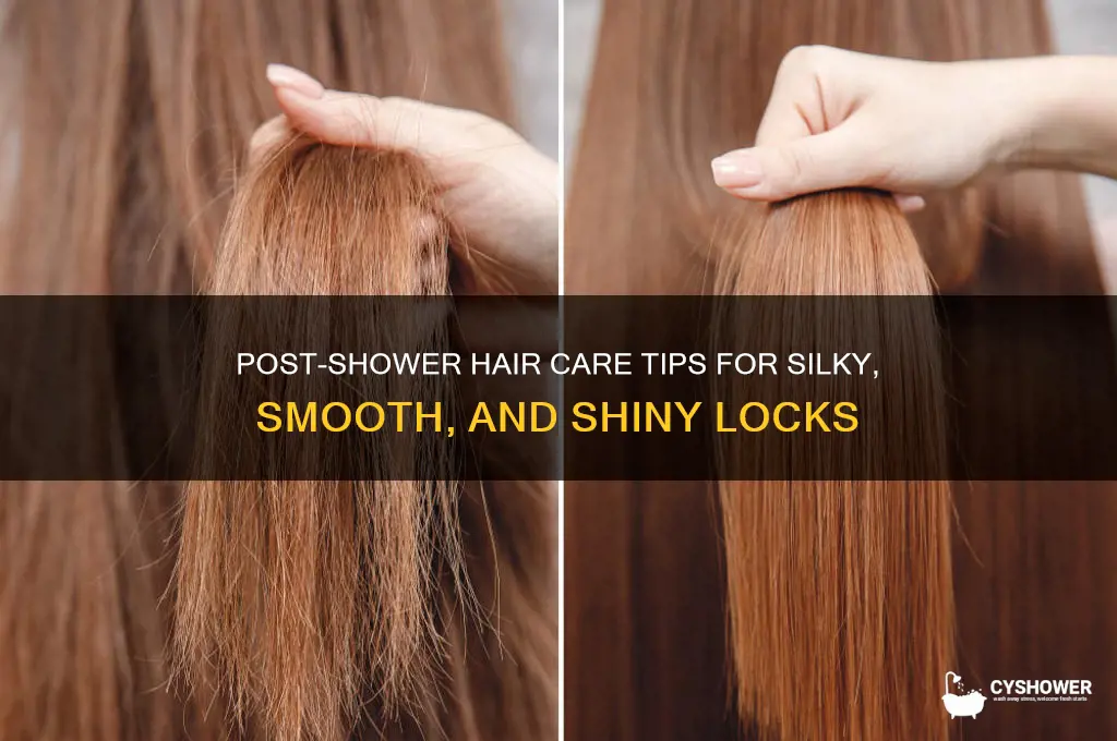 how to get smooth hair after shower