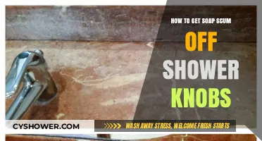 Effective Ways to Remove Soap Scum from Shower Knobs Easily