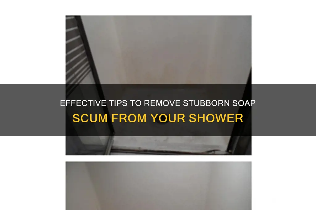 how to get soap scum out of the shower