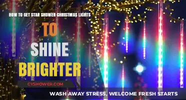 Maximize Your Star Shower Christmas Lights' Brilliance: Simple Tips to Shine Brighter