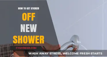 Effective Methods to Remove Stickers from Your New Shower Easily