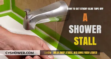 Effective Ways to Remove Sticky Glue Tape from Shower Stalls