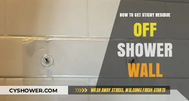Effective Ways to Remove Sticky Residue from Shower Walls Easily