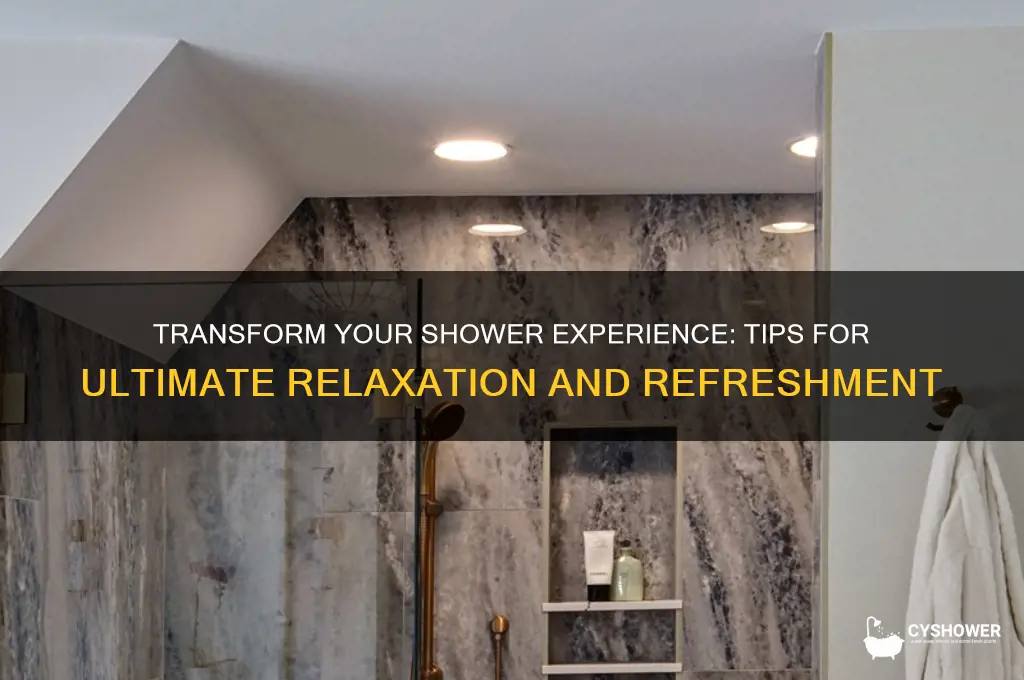 how to get the best shower