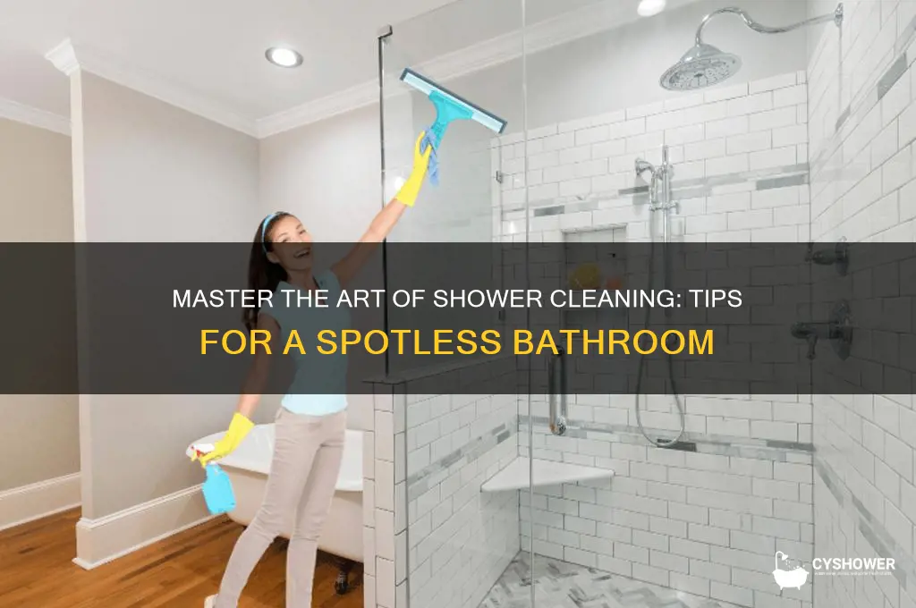 how to get the cleanest in the shower