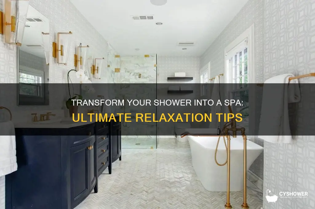 how to get the most relaxing shower