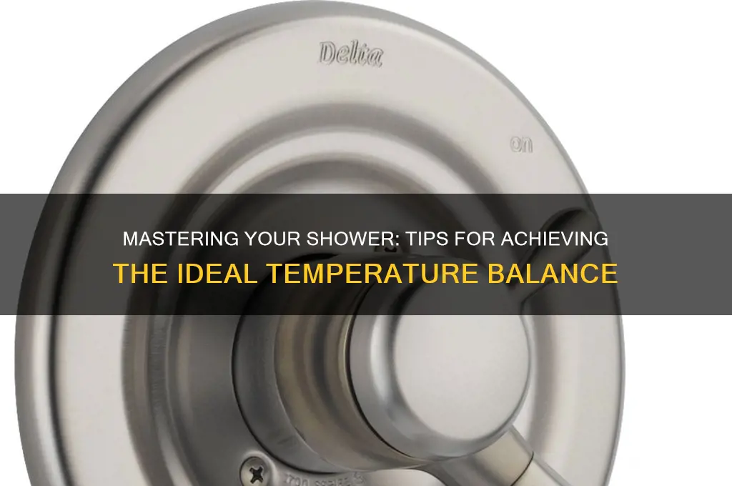 how to get the perfect shower temperature