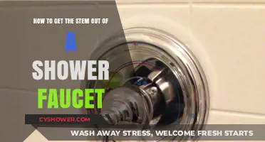 Easy Steps to Remove a Stuck Stem from Your Shower Faucet