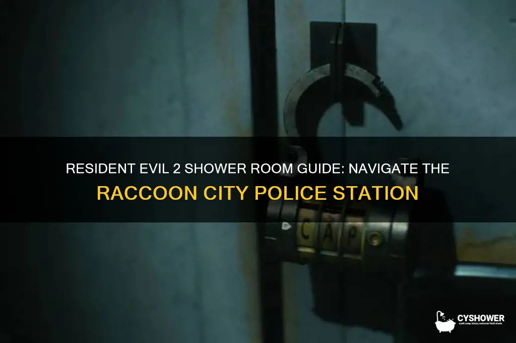 how to get to the shower room in re 2