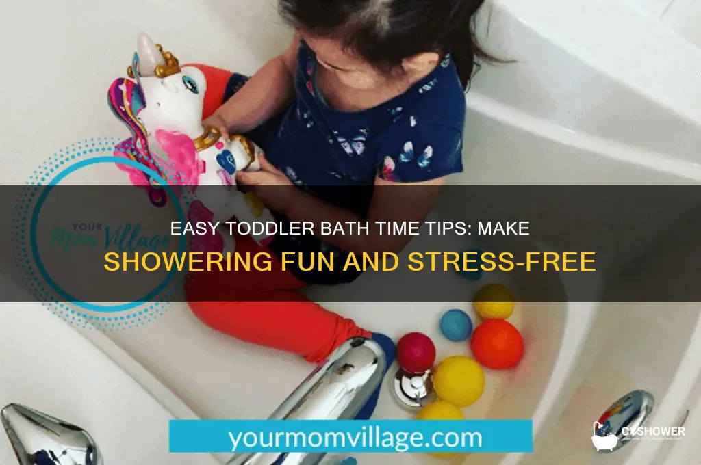 how to get toddler to shower