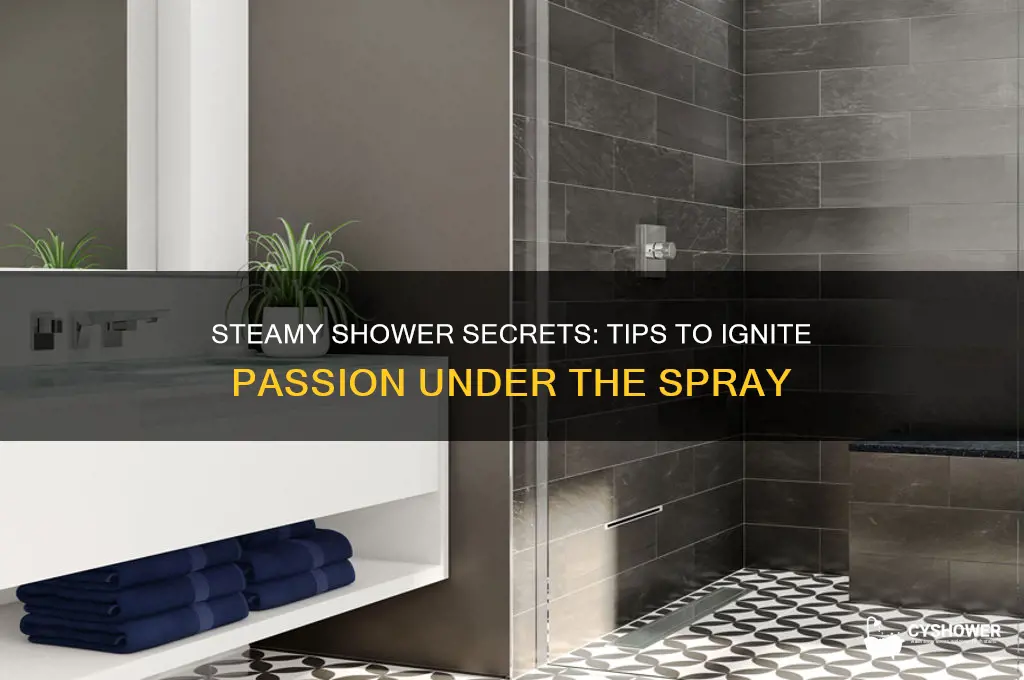 how to get turned on in the shower