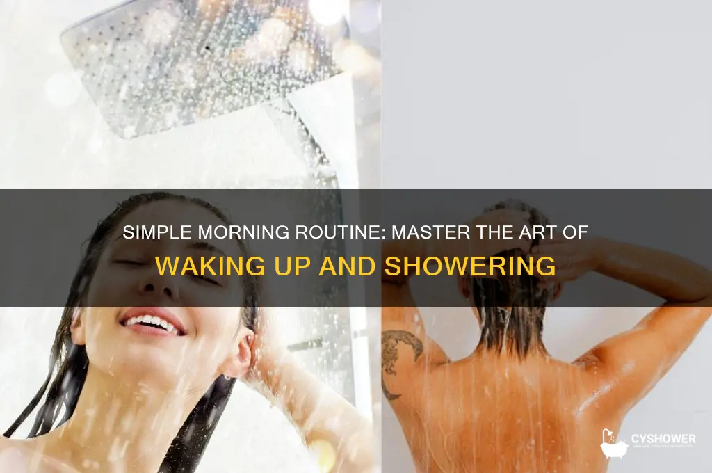 how to get up and shower