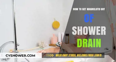 Quick Fix: Removing a Stuck Washcloth from Your Shower Drain