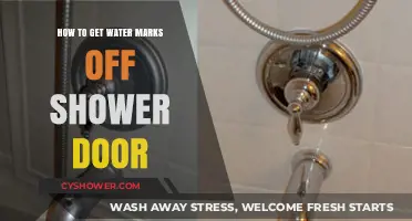 Effective Ways to Remove Water Marks from Your Shower Door