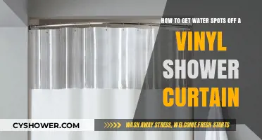 Effective Ways to Remove Water Spots from Vinyl Shower Curtains