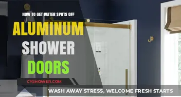 Effective Ways to Remove Water Spots from Aluminum Shower Doors
