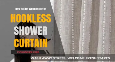 Smooth Shower Curtain: Easy Wrinkle Removal Tips for Hookless Curtains