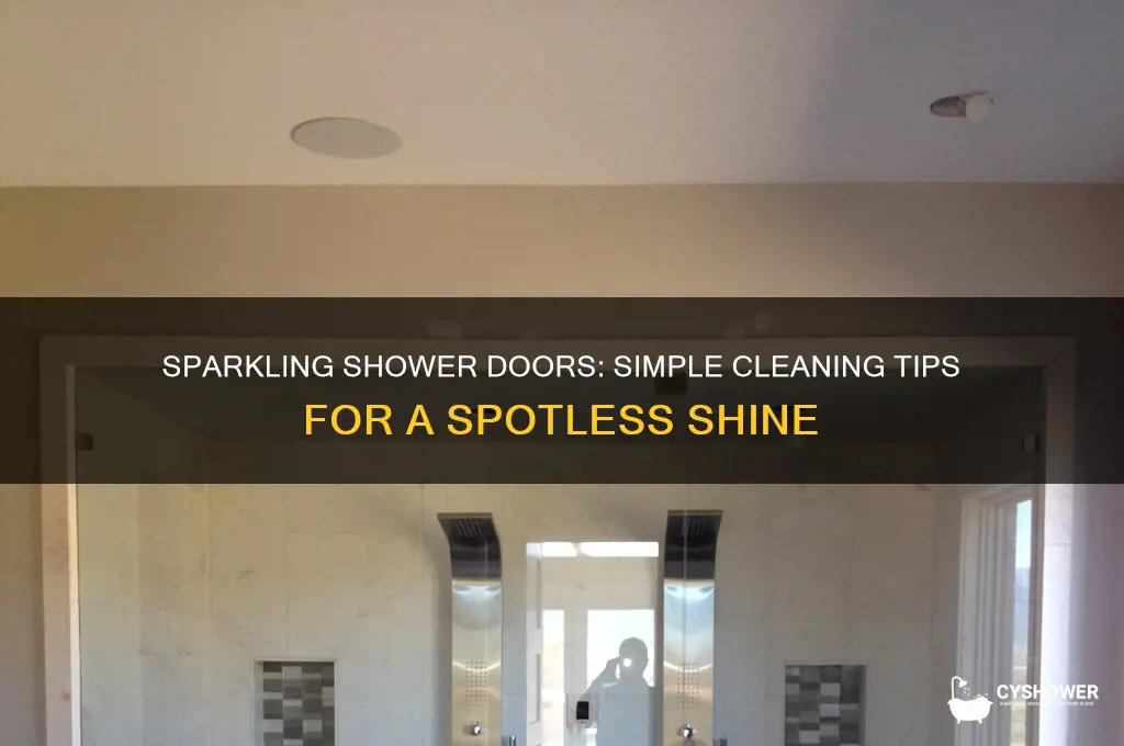 how to get your shower door cleaner