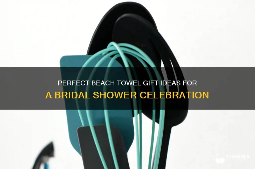 how to gift beach towels for bridal shower