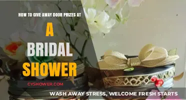 Creative Tips for Giving Away Door Prizes at a Bridal Shower