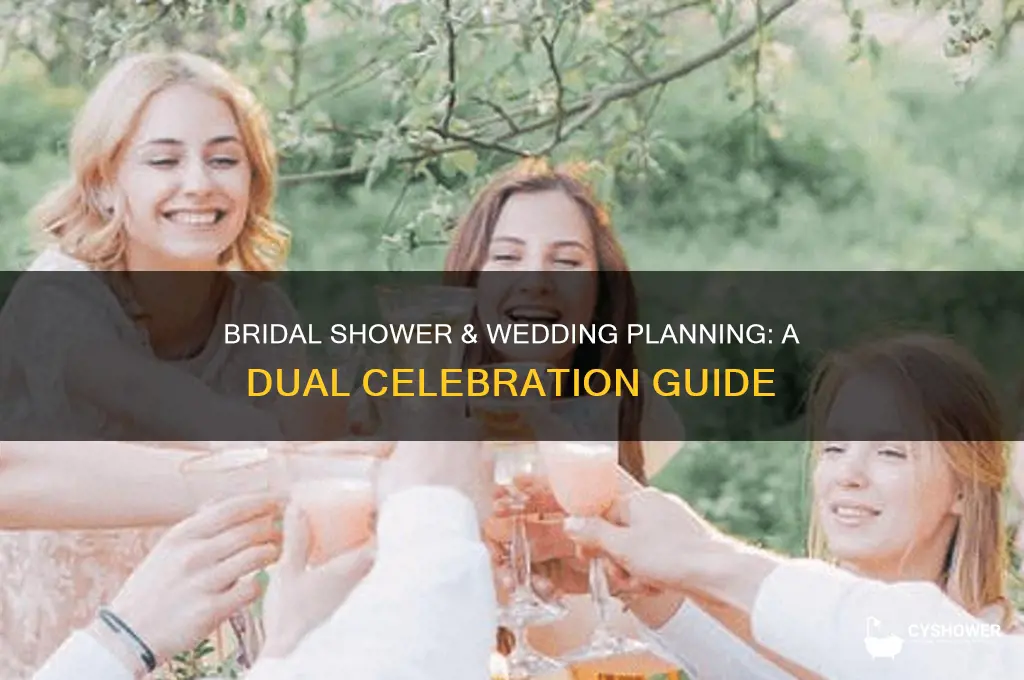 how to give both bridal shower and wedding