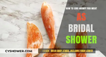 Unique Bridal Shower Gift Idea: Giving Money for Meat