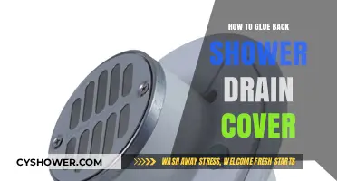 Quick Fix: Gluing Your Shower Drain Cover Back in Place