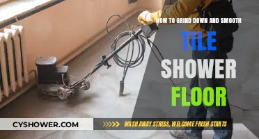 Smooth Shower Floor: Grinding and Polishing Tile Surfaces Like a Pro