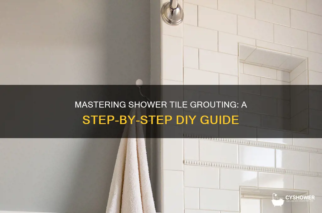 how to grout a shower tile floor