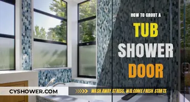 Easy Steps to Grout Your Tub Shower Door Like a Pro