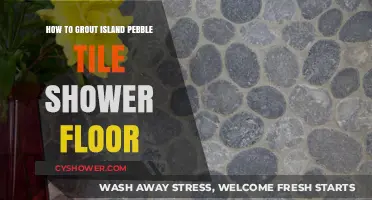 Mastering Grout Techniques for Island Pebble Tile Shower Floors