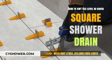 Mastering Tile Leveling for Cohen Square Shower Drain Installation