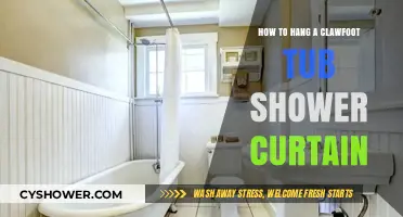 Easy Steps to Hang a Clawfoot Tub Shower Curtain Perfectly