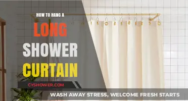 Mastering the Art of Hanging a Long Shower Curtain Effortlessly