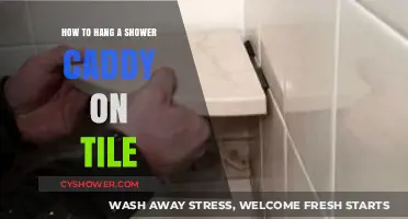 Easy Tile Installation: Hang Your Shower Caddy Without Drilling