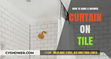 Easy Steps to Hang a Shower Curtain on Tile Walls