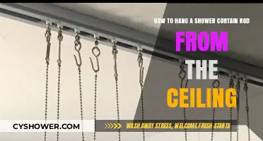 Ceiling-Mounted Shower Curtain Rod: A Step-by-Step Hanging Guide