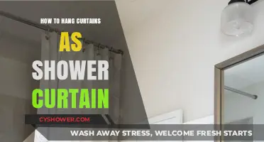 Creative Curtain Hacks: Transforming Regular Curtains into Stylish Shower Curtains