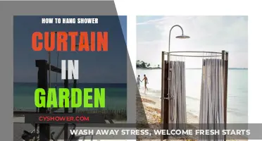 Creative Outdoor Shower Curtain Hanging Tips for Your Garden Oasis