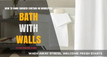 Hanging Shower Curtains on Whirlpool Baths: A Step-by-Step Wall Guide