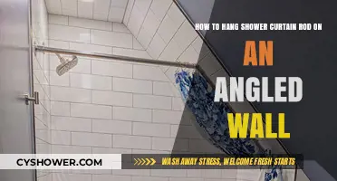 Hanging Shower Curtain Rods on Angled Walls: A Step-by-Step Guide