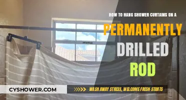 Easy Steps to Hang Shower Curtains on Drilled Rods