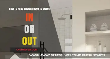 Swing In or Out: A Guide to Hanging Your Shower Door