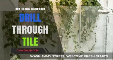 Drilling Through Tile: A Step-by-Step Guide to Hanging Your Shower Rod