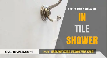 Easy Tips for Hanging Washcloths in Your Tiled Shower Space