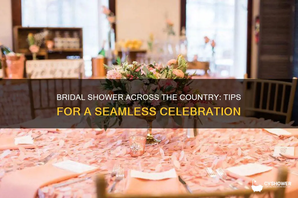 how to have a bridal shower across the country