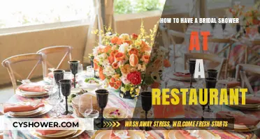 Restaurant Bridal Shower: Tips for a Memorable Celebration with Friends