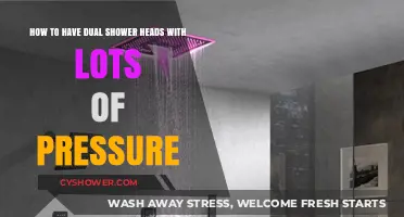 Maximize Your Shower Experience: Dual Heads, High Pressure, Ultimate Luxury
